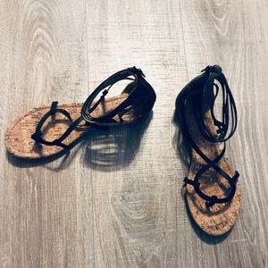 Black Egyptian style Sandal